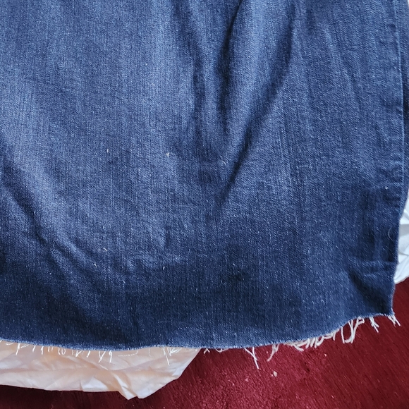 Zara denim strapless  midi dress blue BNWT - Picture 10 of 12
